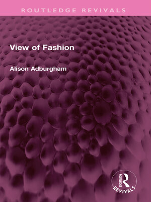 cover image of View of Fashion